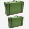 خرید چمدان های چوبی سایز 1 و 2 رنگ سبز