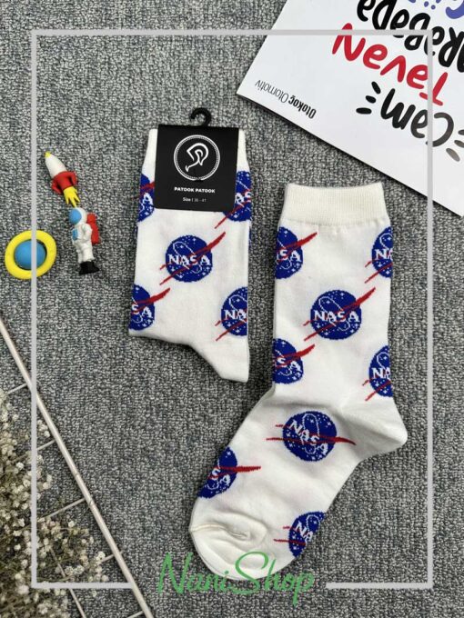 جوراب ساقدار طرح ناسا برند پاتوک