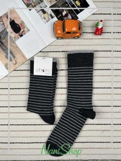 جوراب مردانه ساقدار طرح کریسمس و گربه سیاه برند چتیک