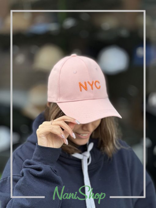 کلاه نقابدار کتان تک رنگ طرح NYC