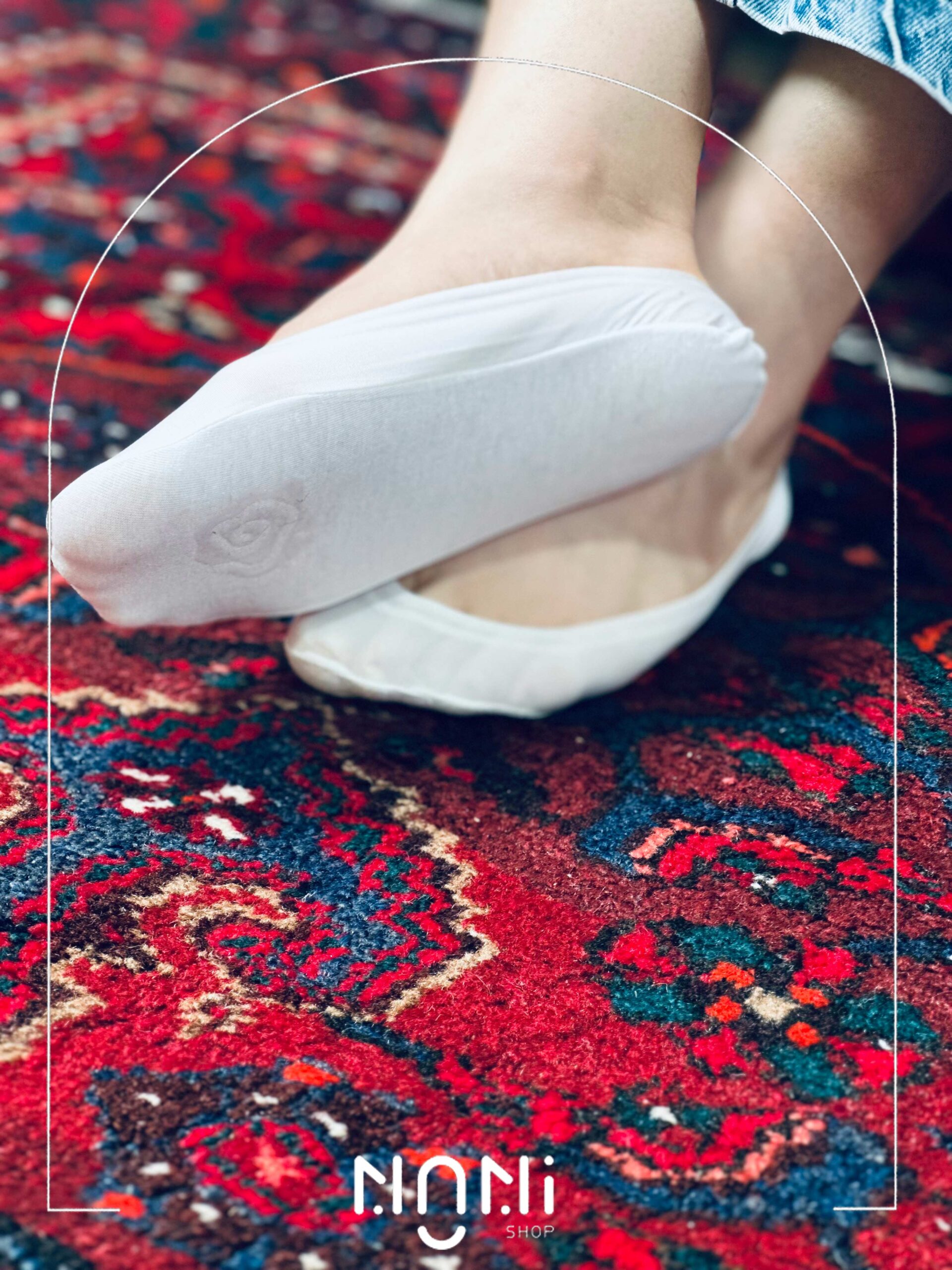 جوراب کالج زنانه استپ دار