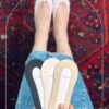 جوراب کالج زنانه استپ دار