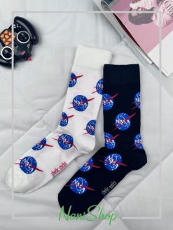 جوراب مردانه ساقدار طرح ناسا برند چتیک