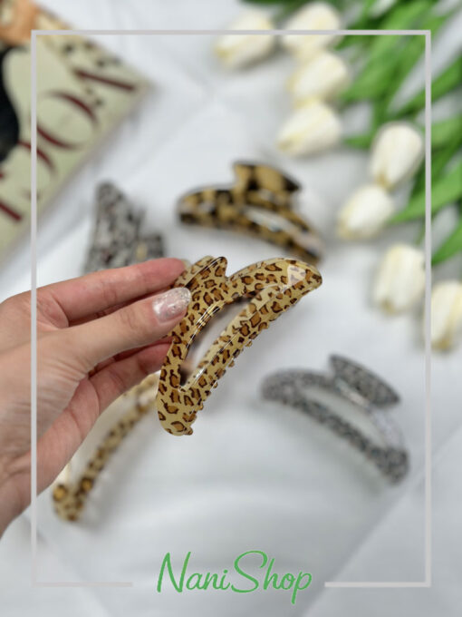کلیپس شیشه ای طرح پلنگی