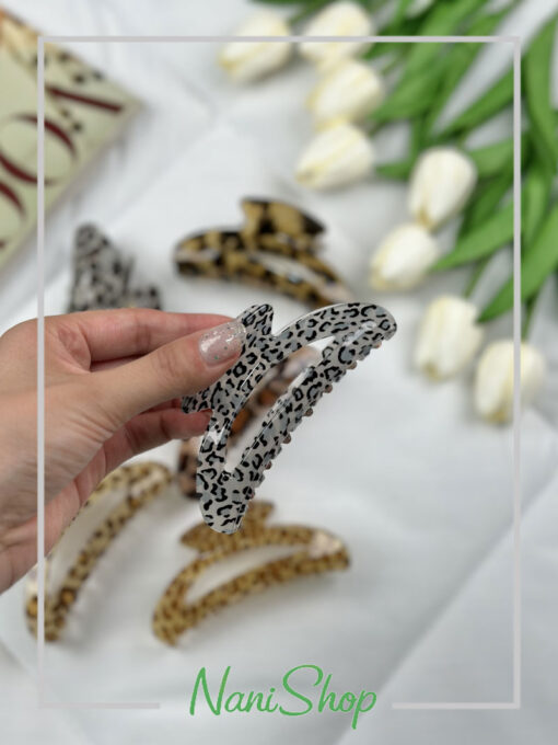 کلیپس شیشه ای طرح پلنگی