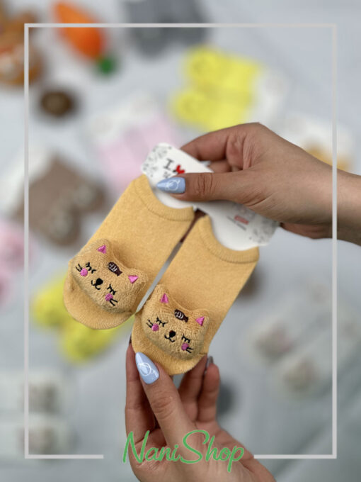 جوراب نوزادی عروسکی طرح حیوانات فانتزی