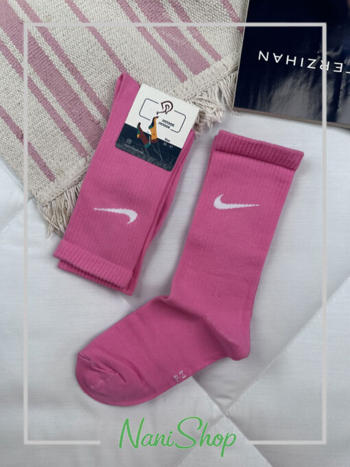 جوراب ساقدار کش انگلیسی طرح NIKE برند پاتوک