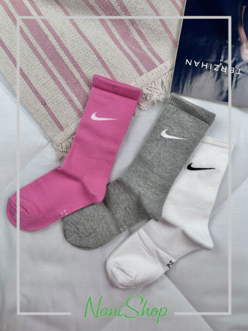 جوراب ساقدار کش انگلیسی طرح NIKE برند پاتوک