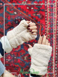 دستکش نیم پنجه موهری وارداتی