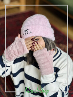 دستکش نیم پنجه موهری وارداتی