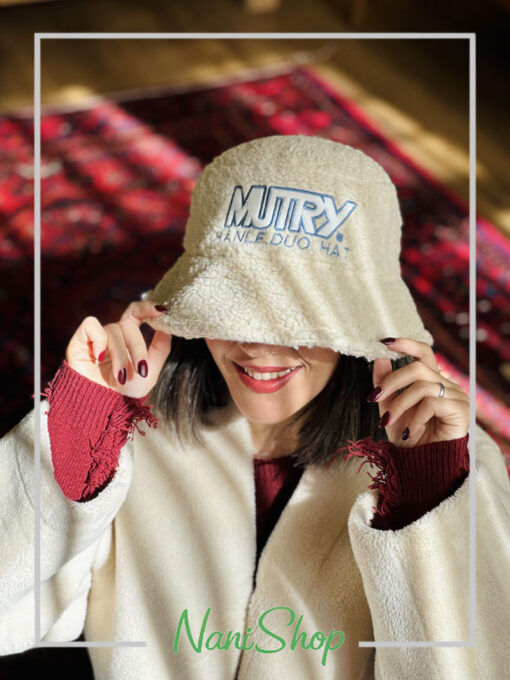 کلاه باکت تدی طرح گلدوزی MUTRY
