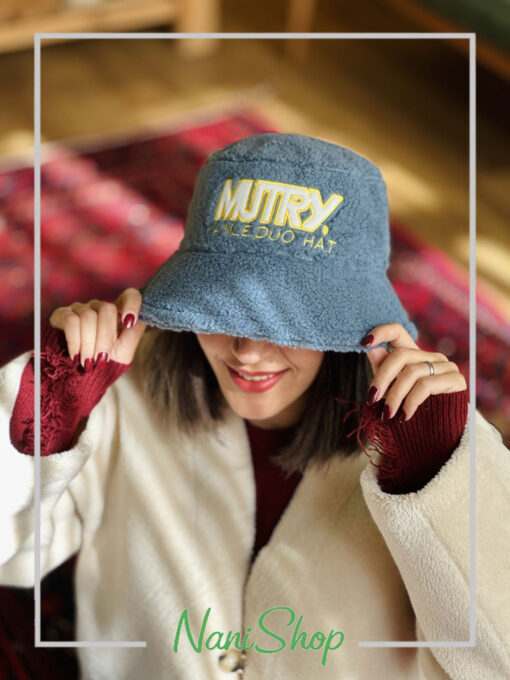 کلاه باکت تدی طرح گلدوزی MUTRY