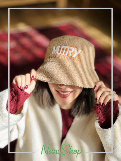 کلاه باکت تدی طرح گلدوزی MUTRY