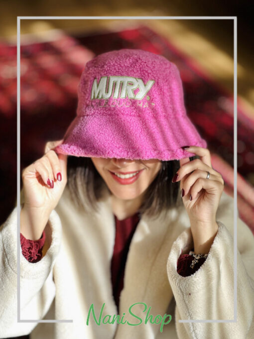 کلاه باکت تدی طرح گلدوزی MUTRY