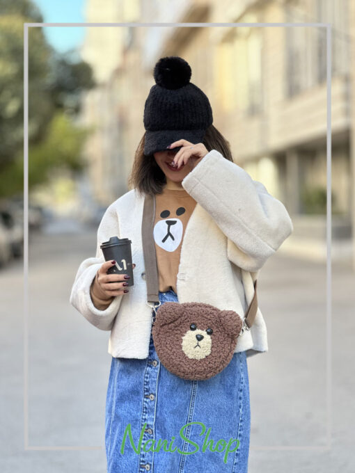 کلاه نقابدار پوم دار موهری