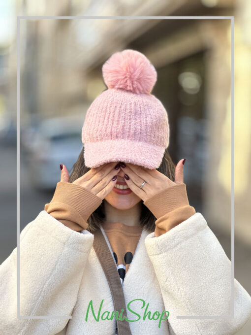 کلاه نقابدار پوم دار موهری