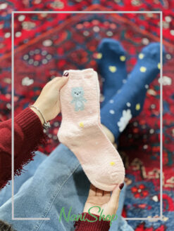 جوراب ساقدار بوکله طرح ستاره دار