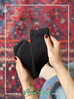 جوراب ساقدار طرح تمام کبریتی ریز