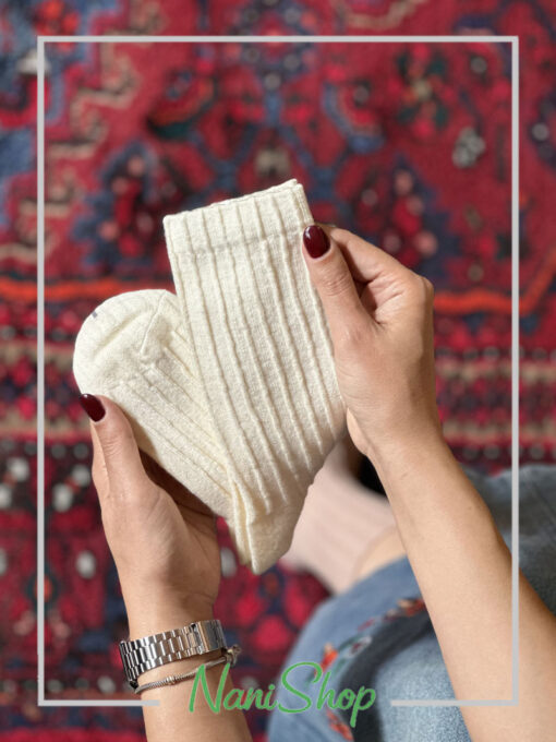جوراب ساقدار طرح تمام کبریتی ریز