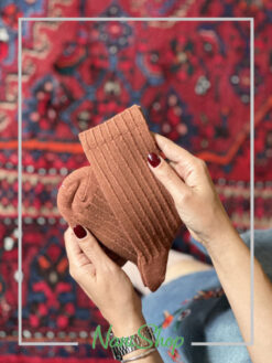 جوراب ساقدار طرح تمام کبریتی ریز