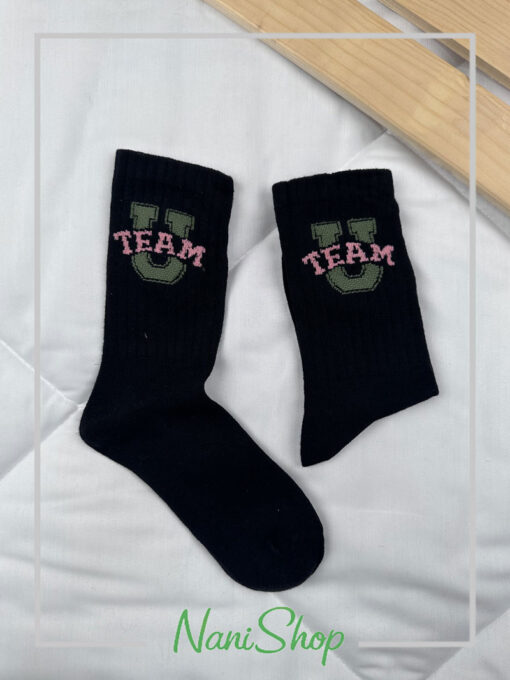 جوراب ساقدار کبریتی طرح ورزشی TEAM