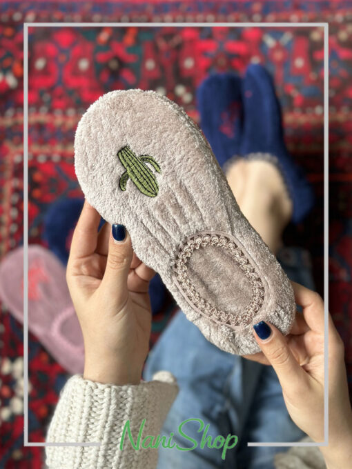 پاپوش بوکله لبه گیپور طرح LOVE