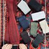 جوراب زیر زانو بافت طرح گندمی