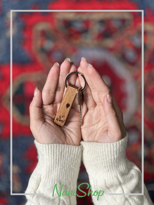 جاکلیدی چوبی طرح دار