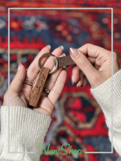 جاکلیدی چوبی طرح دار