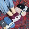 جوراب قوزکی موهری طرح حیوانات برند کوکو