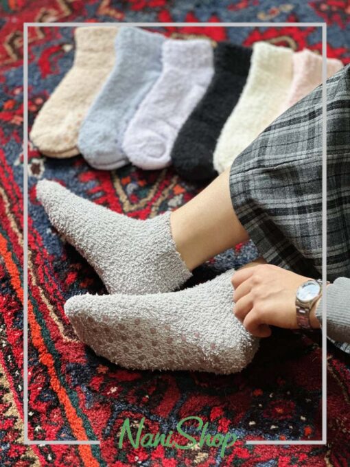 جوراب مچی بوکله ساده استپ دار