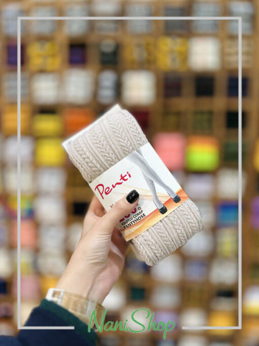 جوراب شلواری طرح گندمی