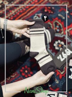 جوراب ساقدار کبریتی طرح ساق خرسی