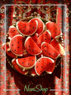 عروسک مخمل هندوانه