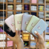 جا کارتی چرم آکاردئونی طرح پیشی قلبی