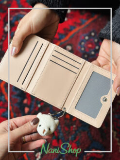 کیف پول چرم آویز خرسی