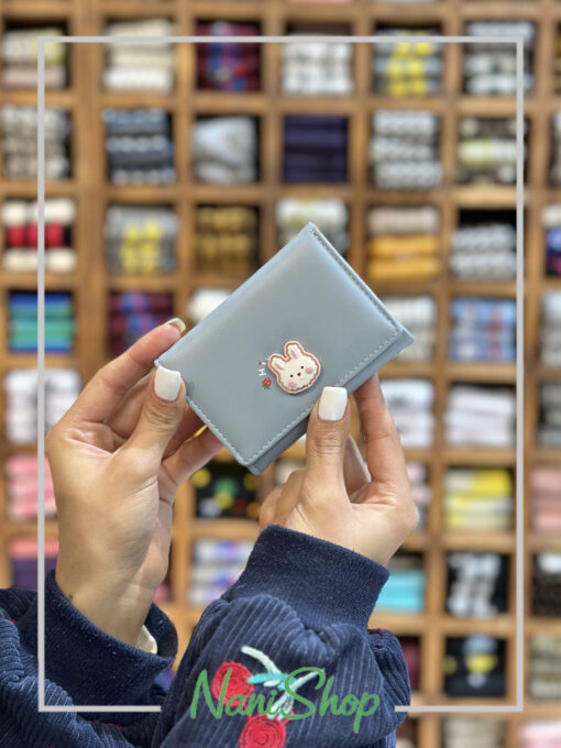 کیف پول چرم طرح عروسکی