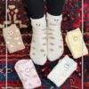 جوراب ساقدار بوکله ای طرح اسمایل