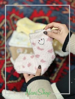 جوراب ساقدار بوکله ای طرح اسمایل