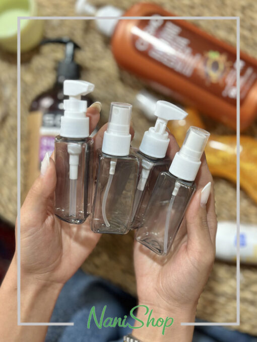 پک قوطی مسافرتی 4 تایی در شیشه ای