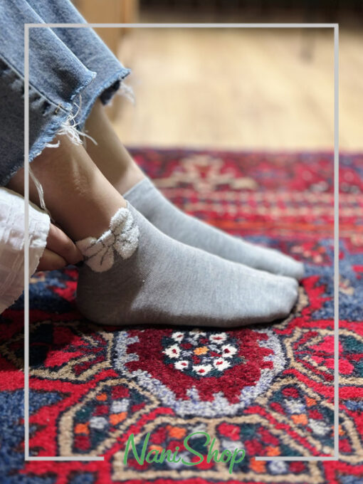 جوراب مچی لبه پاپیونی