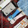جوراب ساقدار تا به تا طرح NO INTERNET برند پاتریس