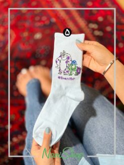 جوراب ساقدار طرح سالیوان برند وارداتی