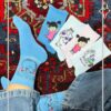 جوراب ساقدار طرح سالیوان برند وارداتی