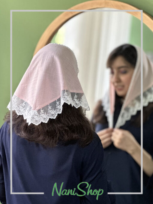 مینی اسکارف نخی توردار