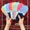 جوراب قوزکی طرح خال خالی