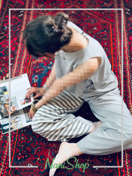 شلوار لینن تا به تا برند نانی شاپ