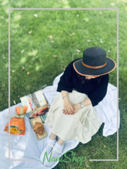 کلاه ساحلی حصیری nimnim