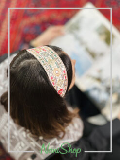 تل کشی پارچه ای طرح آیینه دوزی