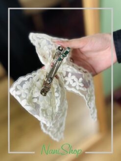 سنجاق سر پاپیون طرح بابونه